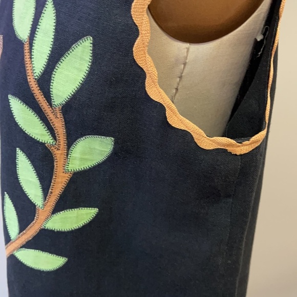 Moschino Cheap Chick Rick Rack Heart Linen Dress - Picture 10 of 14